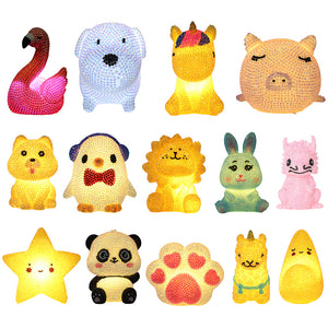 Animal-Night Light 5D DIY Diamond Painting Lamp