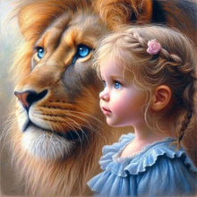 Load image into Gallery viewer, Girl-Full Round Diamond Painting-30x30cm
