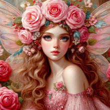 Load image into Gallery viewer, Girl-Full Round Diamond Painting-30x30cm
