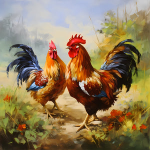 Animal-Full Round Diamond Painting-30x30cm