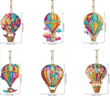 Load image into Gallery viewer, 6Pcs/Set Hot Air Balloon-Double Side Drill-Diamond Keychain
