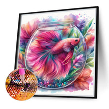 Load image into Gallery viewer, Goldfish-Full Round Diamond Painting-40x40cm
