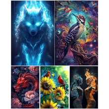 Load image into Gallery viewer, Animal-Full Round Diamond Painting-40x60cm-Large Size
