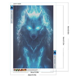 Animal-Full Round Diamond Painting-40x60cm-Large Size