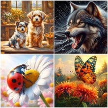 Load image into Gallery viewer, Animal-Full Round Diamond Painting-30x30cm
