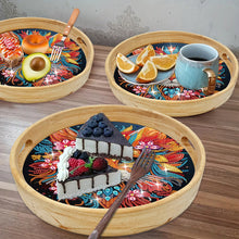 Load image into Gallery viewer, Animal-Round Diamond WoodenDinning Table Tray
