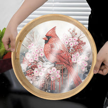Load image into Gallery viewer, Animal-Round Diamond WoodenDinning Table Tray
