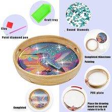 Load image into Gallery viewer, Animal-Round Diamond WoodenDinning Table Tray
