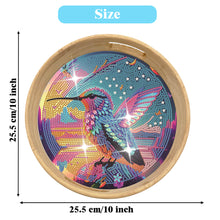 Load image into Gallery viewer, Animal-Round Diamond WoodenDinning Table Tray
