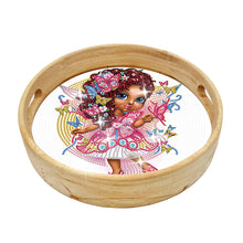 Load image into Gallery viewer, Animal-Round Diamond WoodenDinning Table Tray
