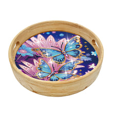 Load image into Gallery viewer, Animal-Round Diamond WoodenDinning Table Tray
