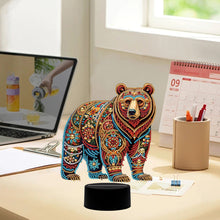 Load image into Gallery viewer, Flower Animal-Night Light 5D DIY Diamond Painting Lamp
