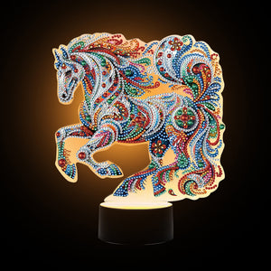 Flower Animal-Night Light 5D DIY Diamond Painting Lamp