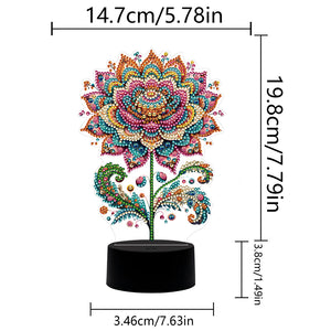 Flower Animal-Night Light 5D DIY Diamond Painting Lamp