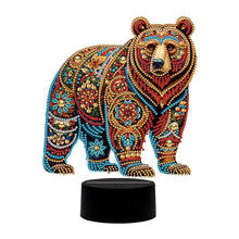 Load image into Gallery viewer, Flower Animal-Night Light 5D DIY Diamond Painting Lamp
