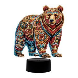 Flower Animal-Night Light 5D DIY Diamond Painting Lamp