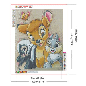 Disney Bunny-Full Round Diamond Painting-40x50cm