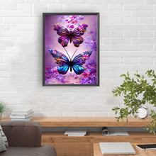 Load image into Gallery viewer, Butterfly-Full Round Diamond Painting-30x40cm
