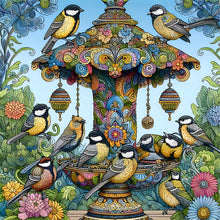 Load image into Gallery viewer, Color House-Full Round Diamond Painting-40x40cm
