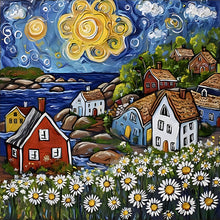 Load image into Gallery viewer, Color House-Full Round Diamond Painting-40x40cm
