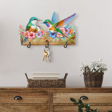 Load image into Gallery viewer, Flower Bird-Diamond Art Craft Wall Hooks
