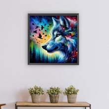 Load image into Gallery viewer, Wolf-Full Round Diamond Painting-50x50cm

