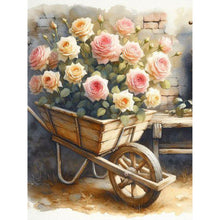 Load image into Gallery viewer, Retro Oil Painting Float-Full Round Diamond Painting-30x40cm
