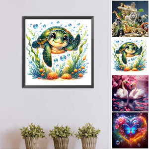 Animal-Full Round Diamond Painting-30x30cm