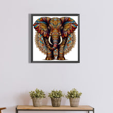 Load image into Gallery viewer, Elephant-Full Round Diamond Painting-40x40cm
