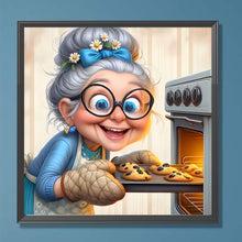Load image into Gallery viewer, Funny Granny-Full Round Diamond Painting-30x30cm
