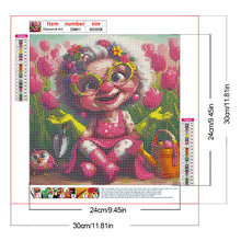 Load image into Gallery viewer, Funny Granny-Full Round Diamond Painting-30x30cm
