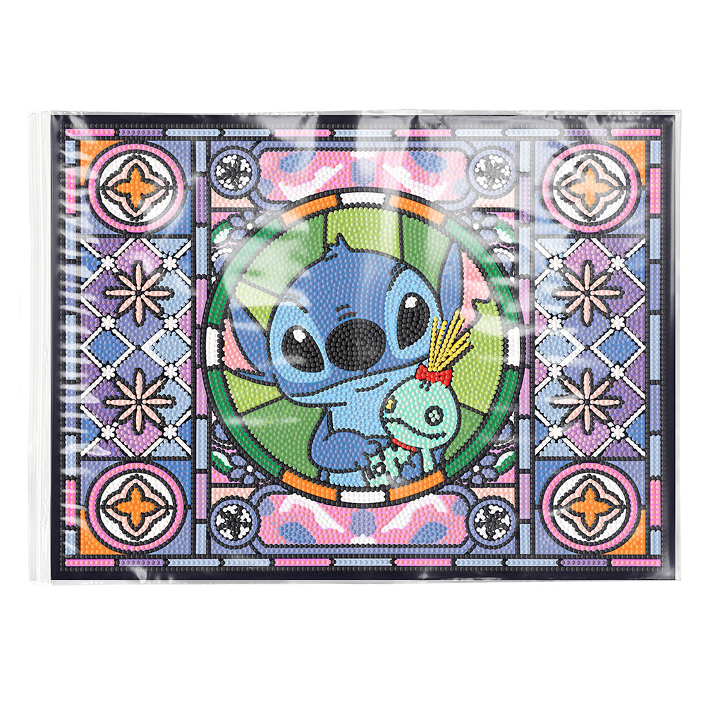 Cartoon Stitch-Diamond Painting Placemat
