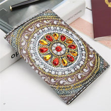 Load image into Gallery viewer, Flower-DIY Diamond Passport Case

