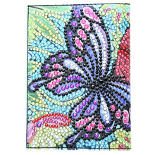 Load image into Gallery viewer, Flower-DIY Diamond Passport Case

