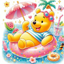 Load image into Gallery viewer, Winnie the Pooh-Full Round Diamond Painting-40x40cm
