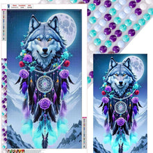 Load image into Gallery viewer, Wolf-Full Round Diamond Painting-40x70cm-Large Size
