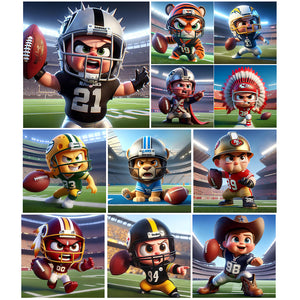 NFL-Full Round Diamond Painting-30x30cm