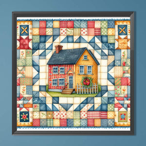 House-Full Round Diamond Painting-40x40cm