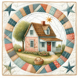 House-Full Round Diamond Painting-40x40cm
