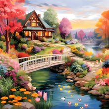Load image into Gallery viewer, Landscape-Full Round Diamond Painting-30x30cm
