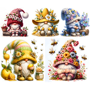 Fruit Gnome-Full Round Diamond Painting-30x30cm