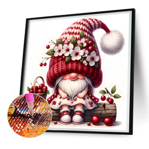 Fruit Gnome-Full Round Diamond Painting-30x30cm