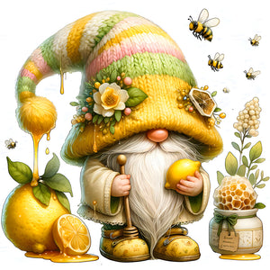 Fruit Gnome-Full Round Diamond Painting-30x30cm