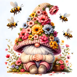 Fruit Gnome-Full Round Diamond Painting-30x30cm