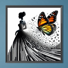 Load image into Gallery viewer, Piano Girl-Full Round Diamond Painting-40x40cm
