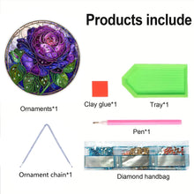Load image into Gallery viewer, Flower-Single Side Drill-Diamond Pendant

