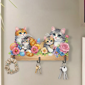 Animal-Diamond Art Craft Wall Hooks