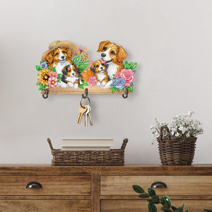 Animal-Diamond Art Craft Wall Hooks