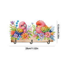 Load image into Gallery viewer, Hummingbird Flower-Diamond Art Craft Wall Hooks
