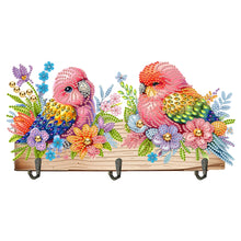 Load image into Gallery viewer, Hummingbird Flower-Diamond Art Craft Wall Hooks
